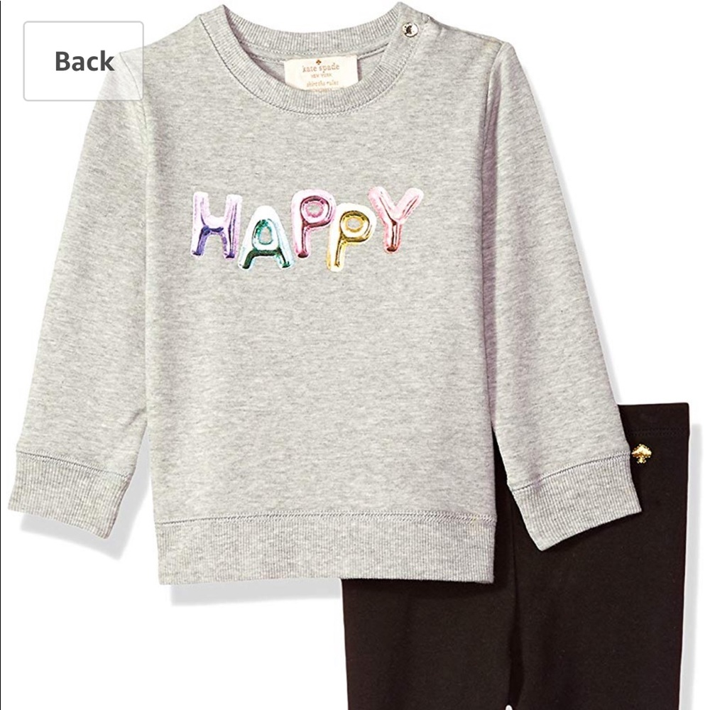 Kate Spade Graphic sweatshirt and legging set - Picture 3 of 3